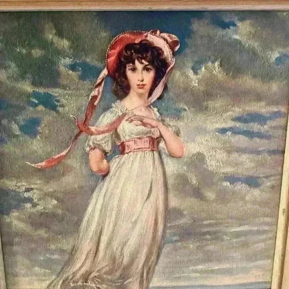 Pair of Vintage Pinkie and Blue Boy  Pictures - Picture 5 of 15